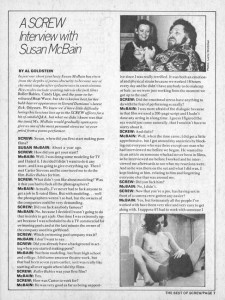 Susan McBain: A Personal Odyssey - The Rialto Report