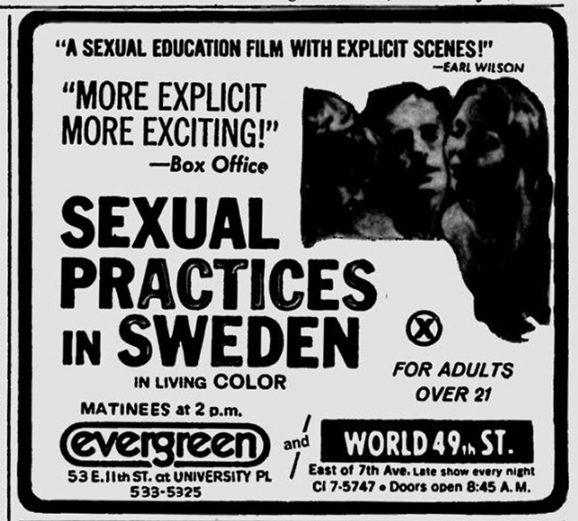 Sexual Practices in Sweden