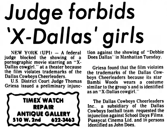 Debbie Does Dallas