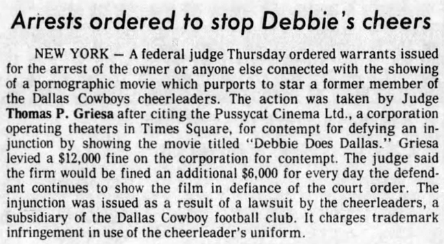 Debbie Does Dallas Internet Adult Film Database