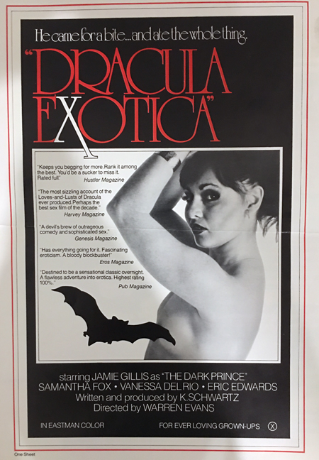 Did A Movie Ever Do Porn Samantha Fox - Dracula Exotica' (1980): Rare Photographs - The Rialto Report