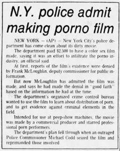 Cop Porn: When the NYPD made a Porn Film - Part 2 - Podcast 131 - The