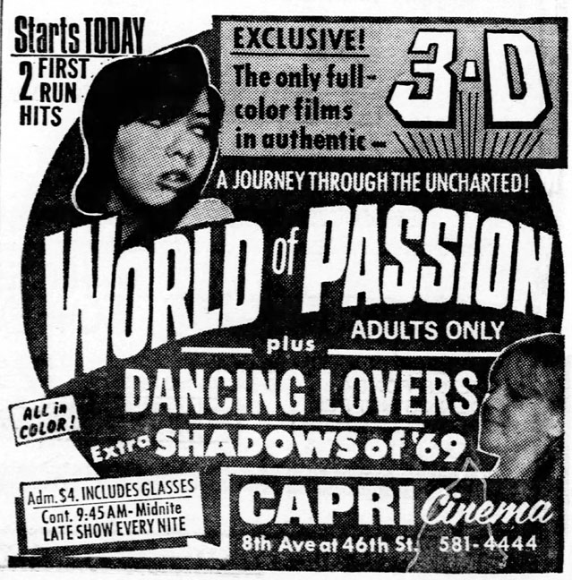 Capri Cinema: The Complete Films – 1969