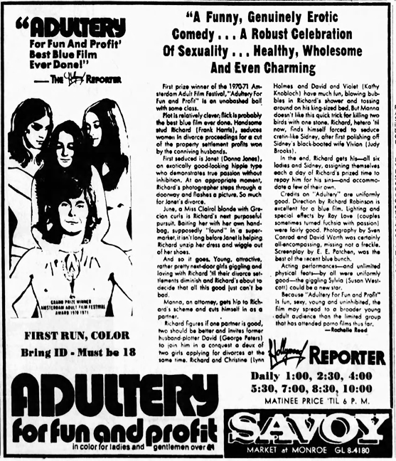 Adultery for Fun & Profit